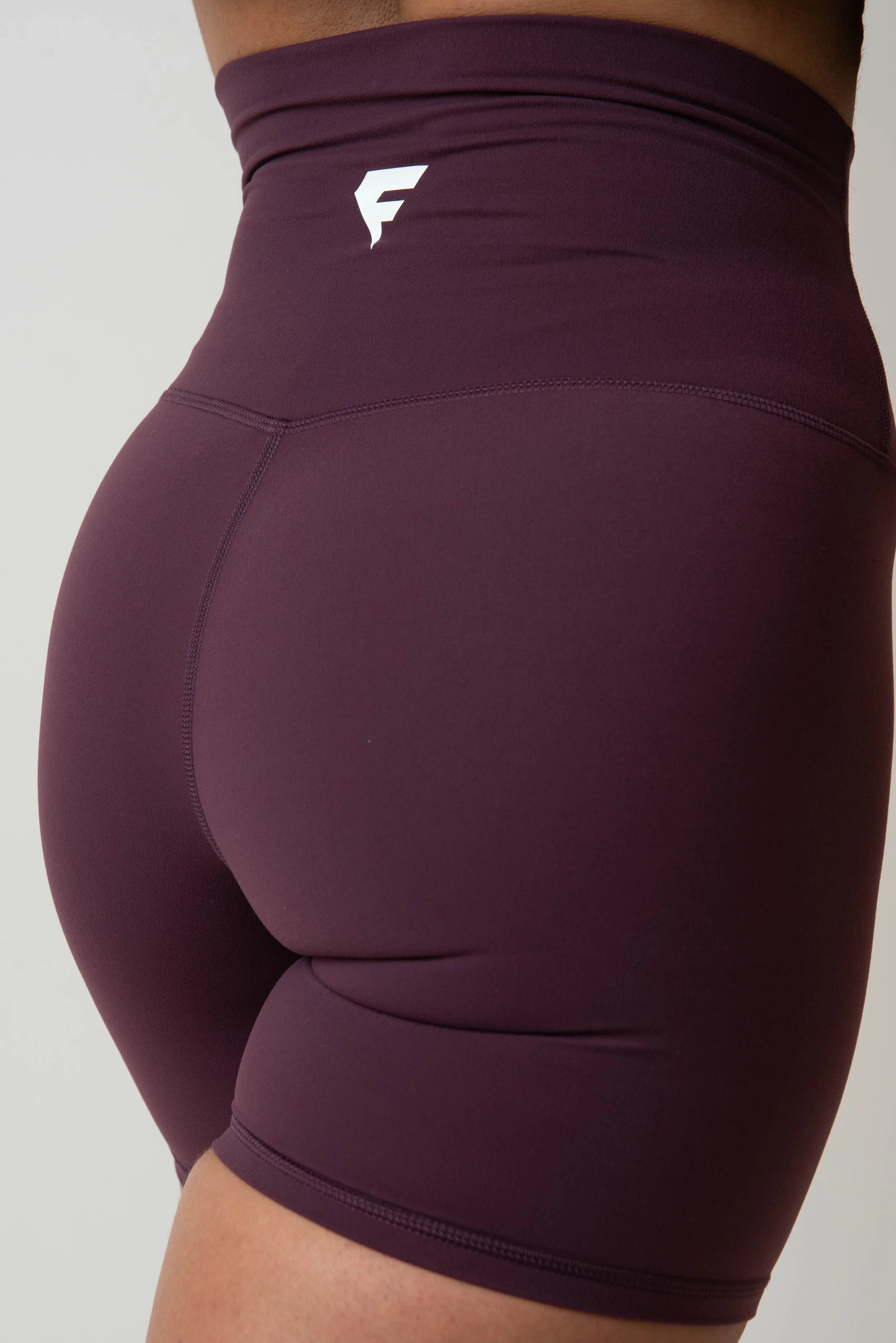Sculpt High-Rise Shorts - Merlot