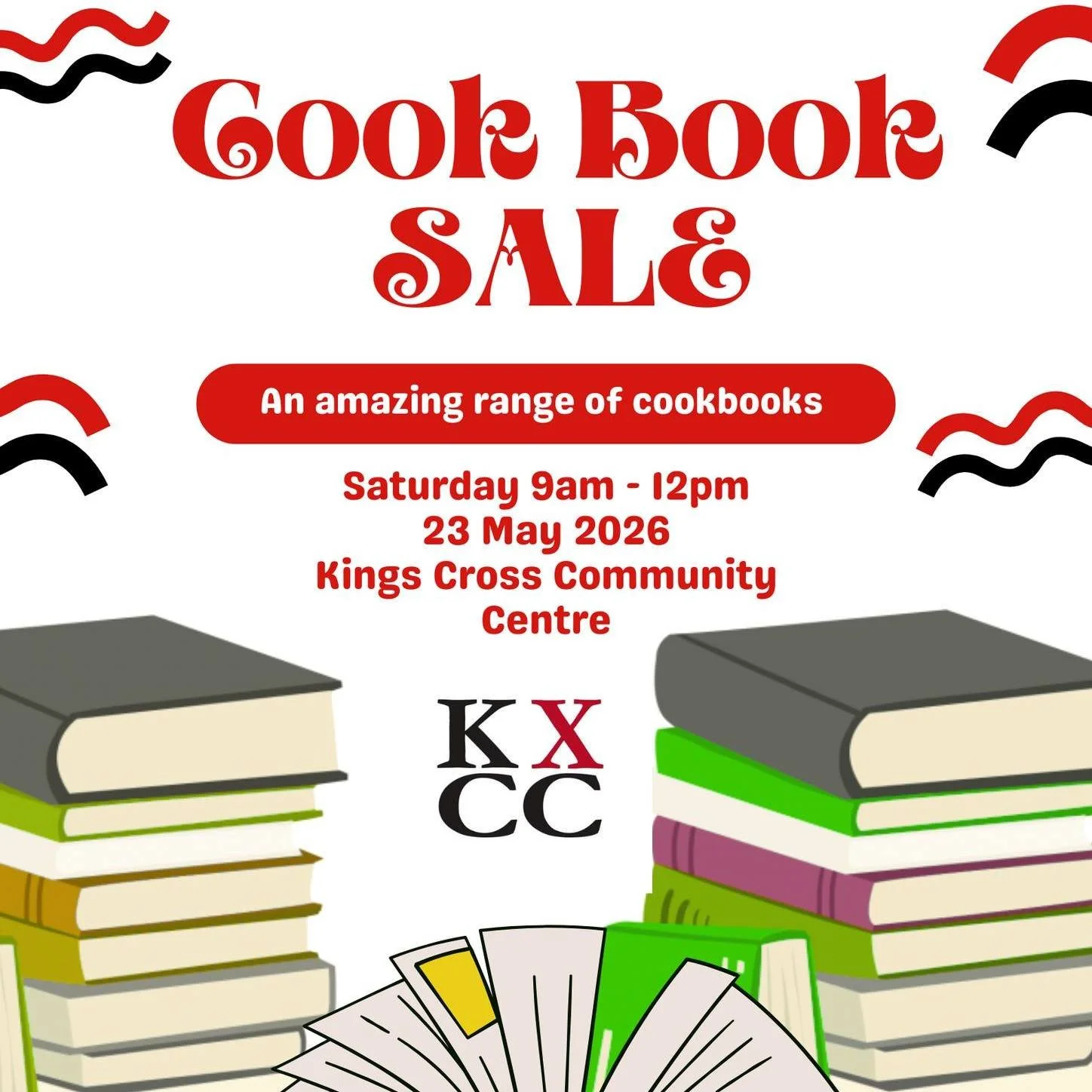 Cookbook Sale &ndash; Don&rsquo;t Miss It!

Discover an amazing selection of old and new cookbooks at @kingscrosscommunitycentre , including some that have never been used, from Australian and international authors.

With great prices across the rang