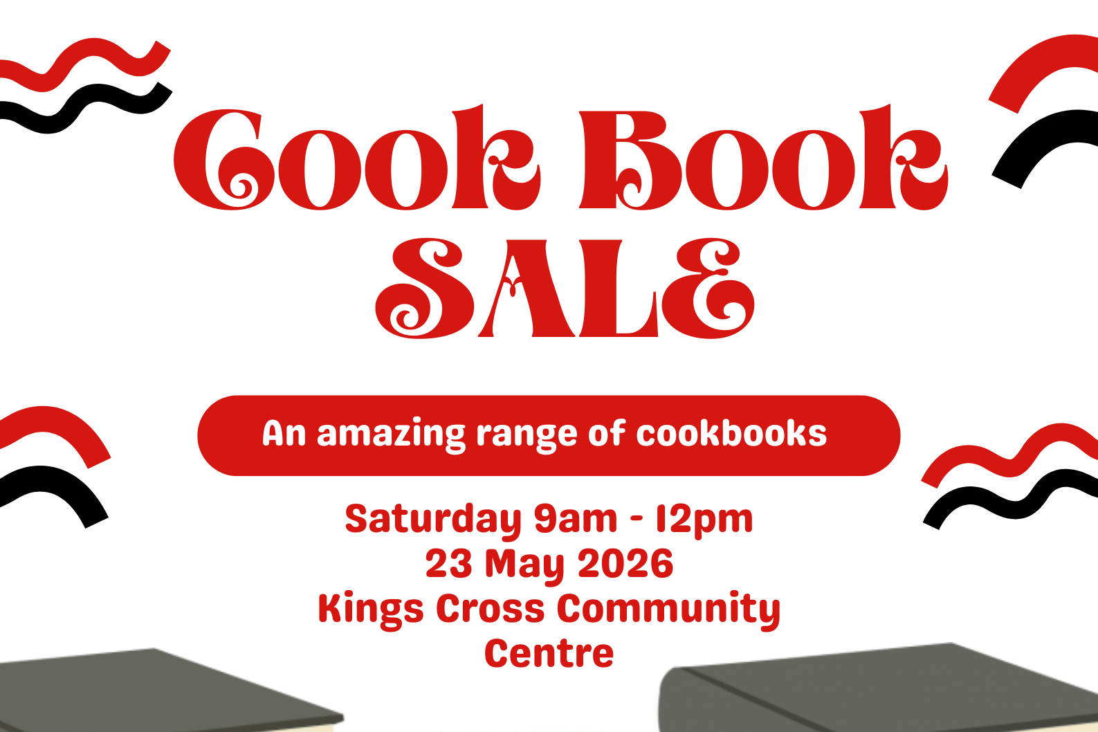 Cook Book Sale