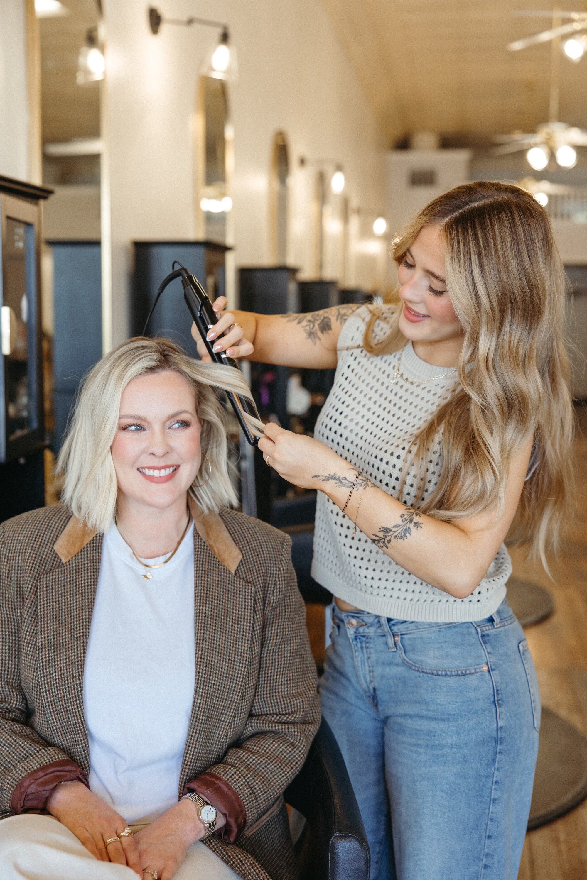 Blonde Bob styling & giving my guests a laid-back luxury experience.