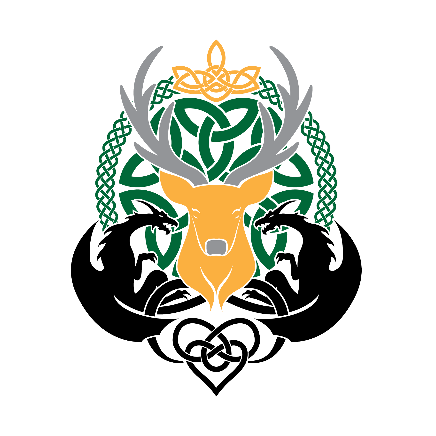 Celtic Deer Crest
