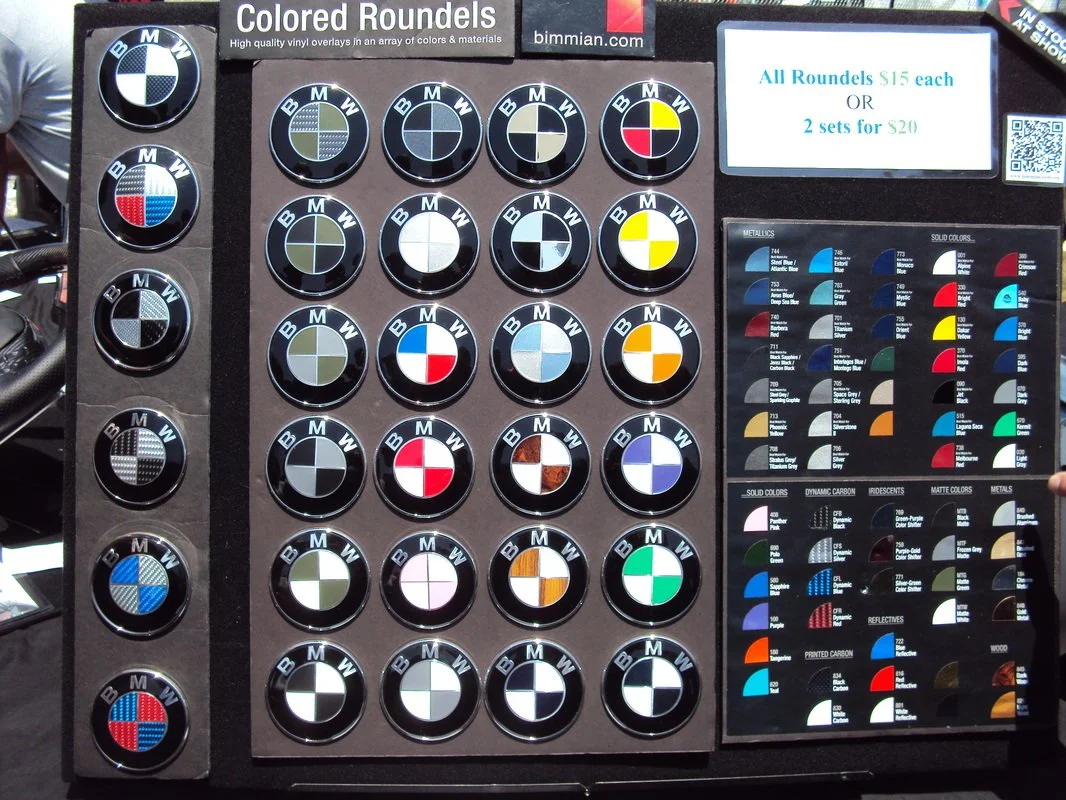 BMW Colored Roundels for sale