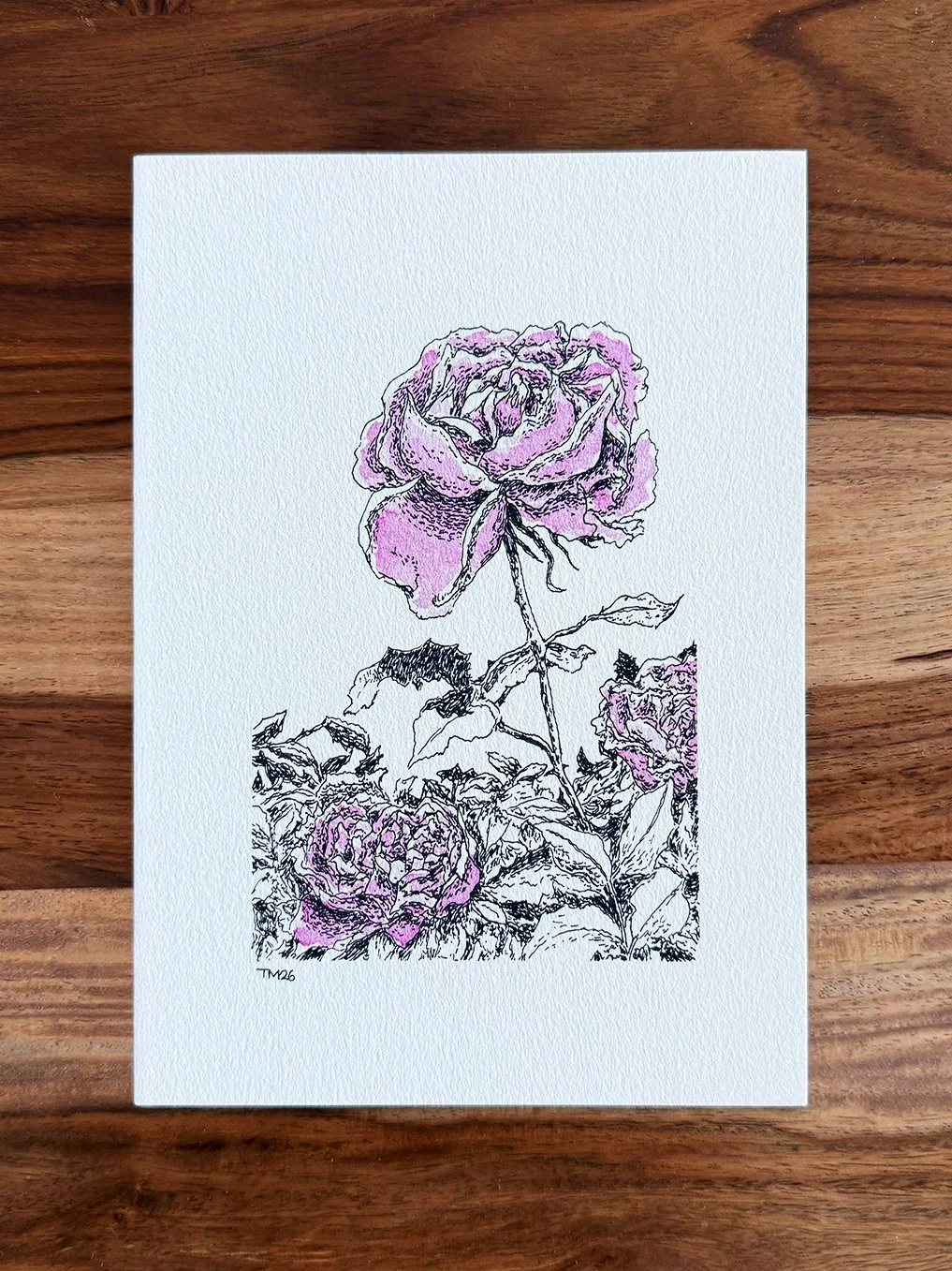 Roses (A5 print)