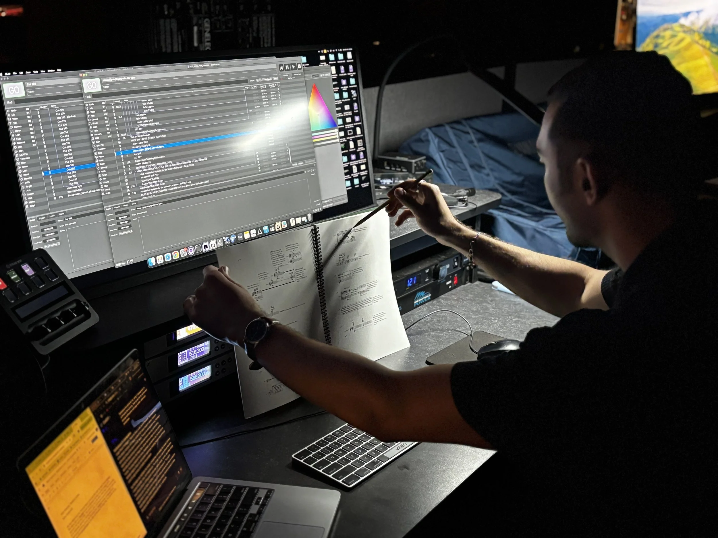 Kahan Taraporevala with QLab (10/12/25)