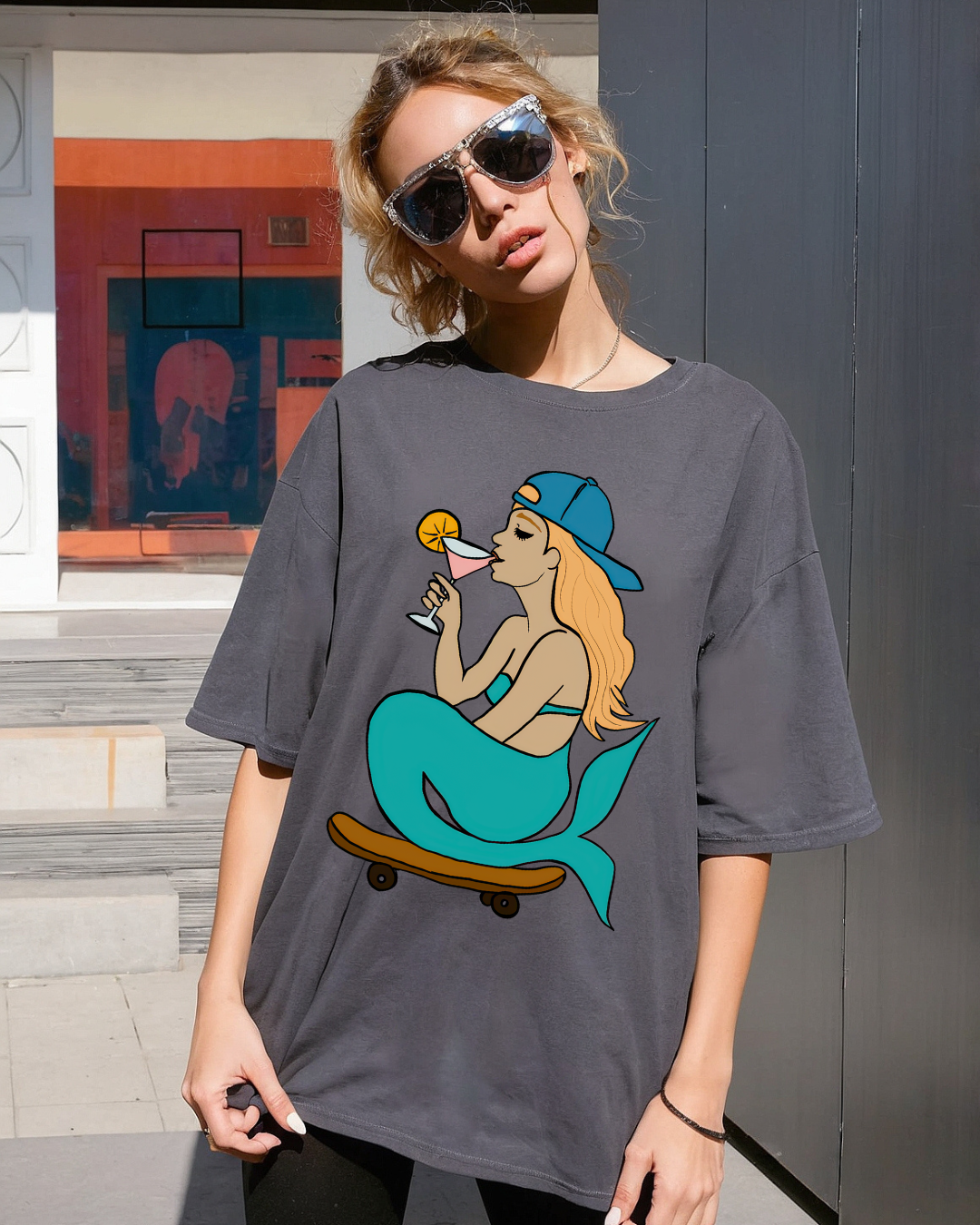 Sip Happens - Oversized Tee