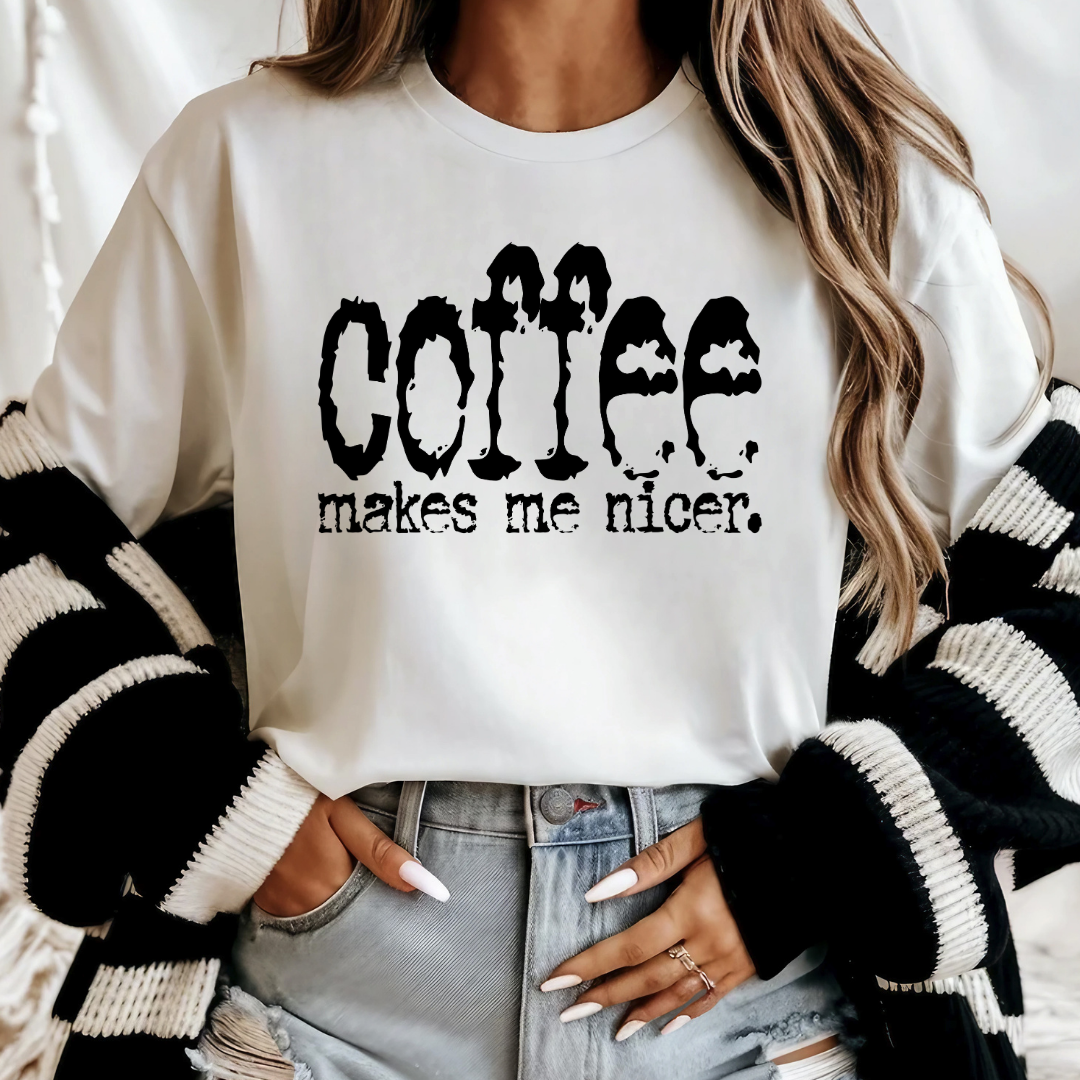 Coffee Makes me Nicer Tee