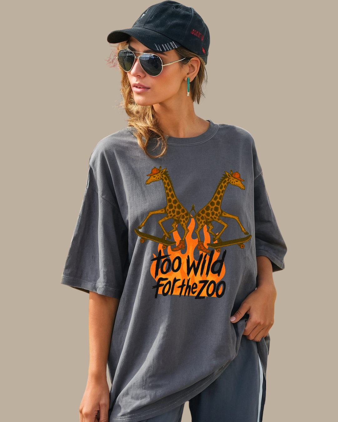 Too Wild For the Zoo Graphic Tee