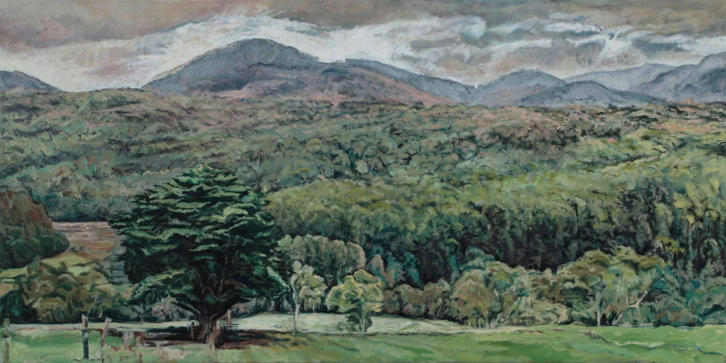   Land Healing  84 x 167 cm Oil on canvas 