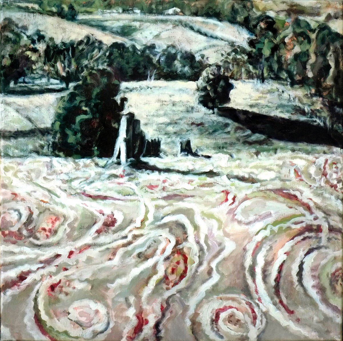   Carpetland  40 x 40 cm Oil on canvas 