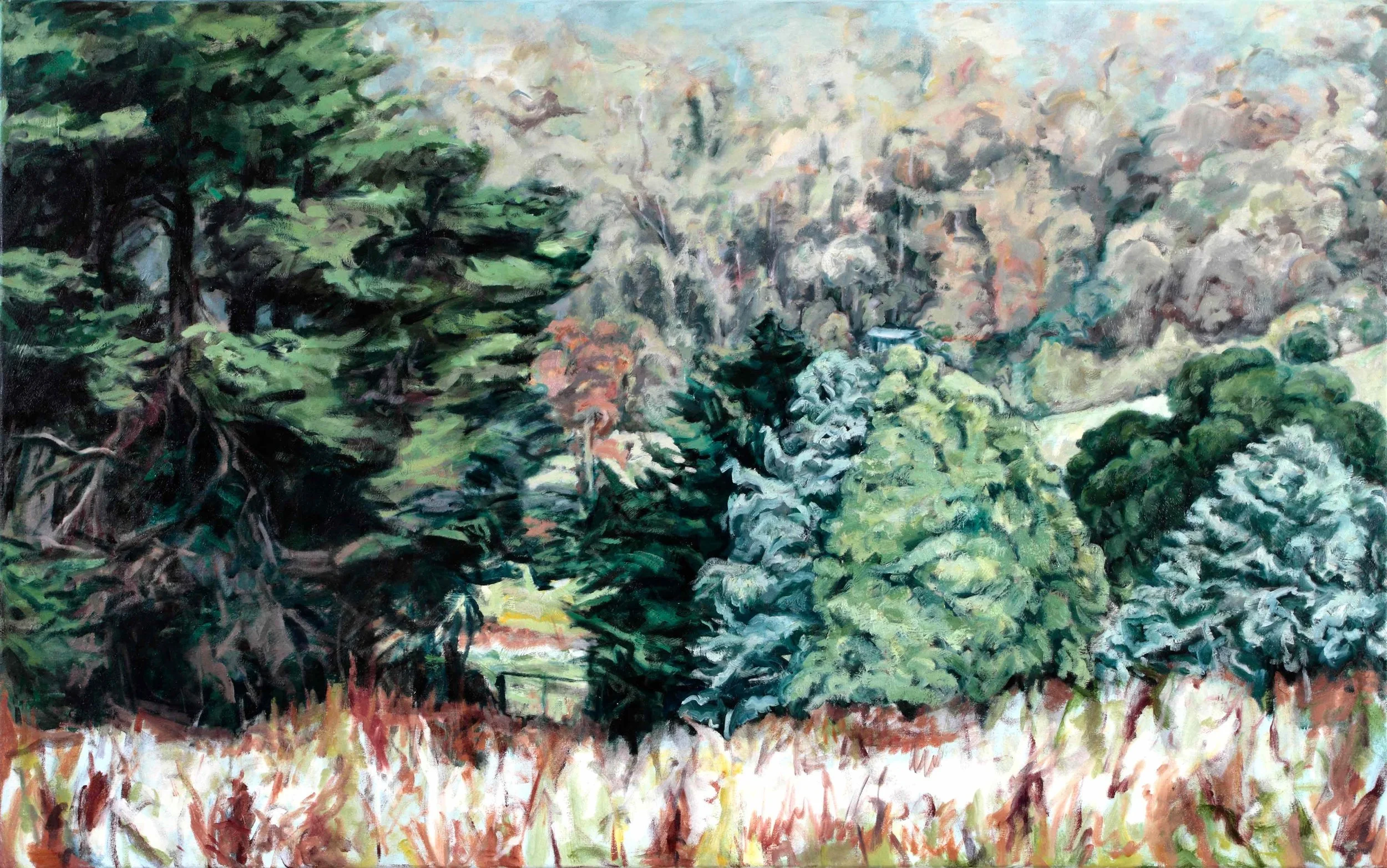   The Gate  76 x 122 cm Oil on canvas 