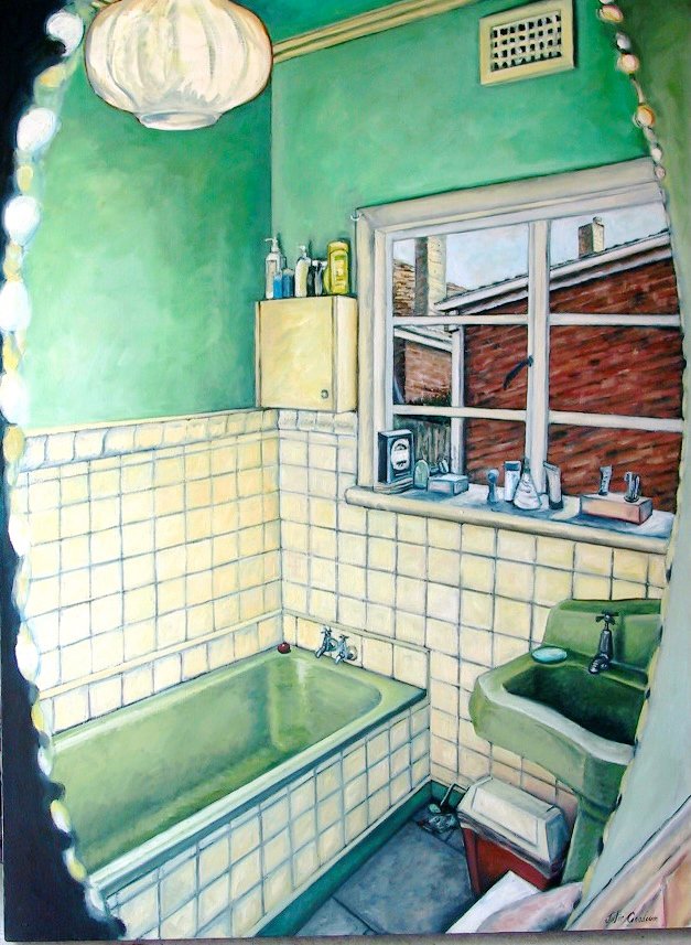   Mirror,  2004 100 x 56 cm  Oil on canvas 