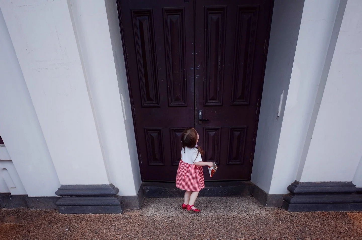 Title: No life like mine

I&rsquo;m not religious,
but maybe I am,

because every night,
as you sleep,
I look at your hands&mdash;
never having known a reason to curl.

I see your arms spread out,
not bracing, not protecting:
an unharmed, happy girl.