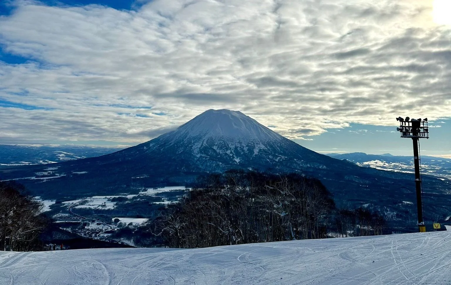 Photograph of Mt Yotei from Niseko