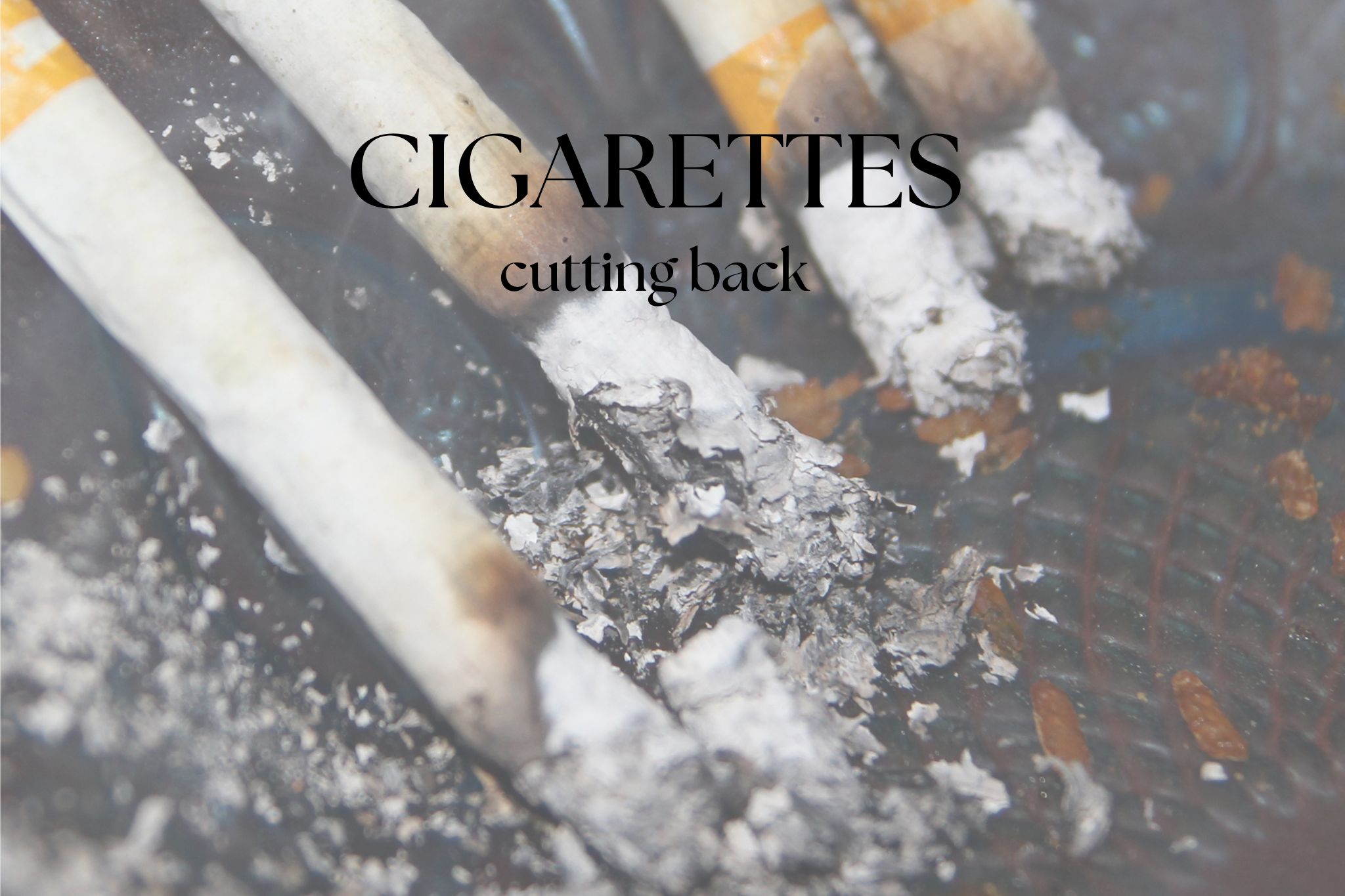 Cigarettes Cutting Back