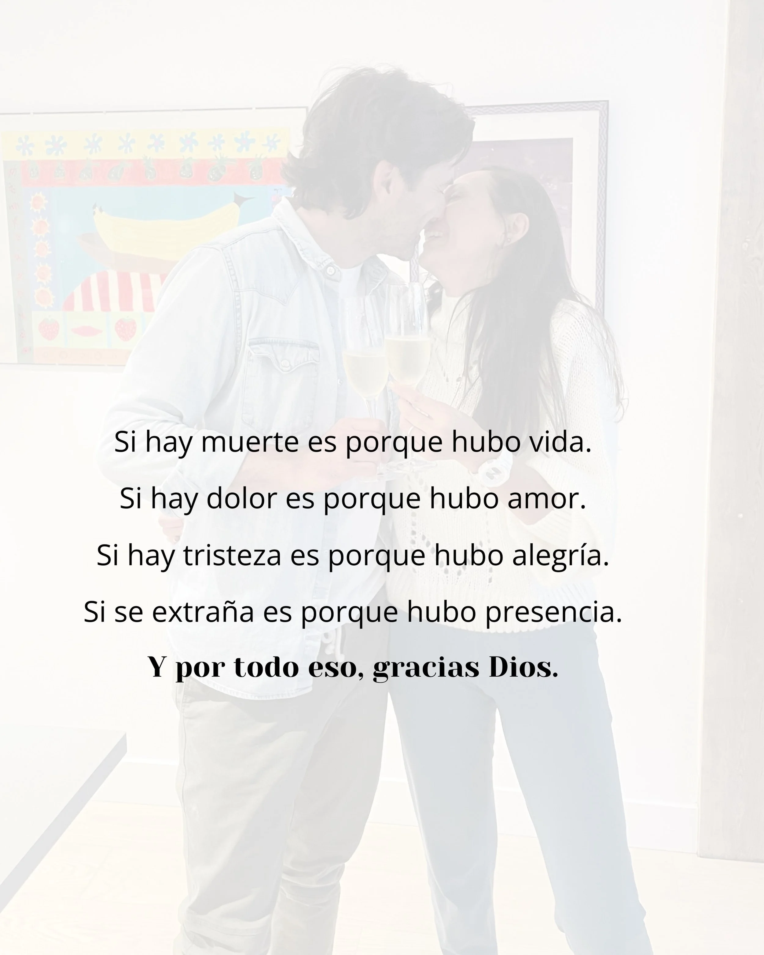 Hay d&iacute;as en los que extra&ntilde;o tanto que duele.

Entonces me gusta recordar que el dolor existe porque antes existi&oacute; el amor.

Te amo forever, Mi Amor. ❤️

#HealingOutLoud #Duelo #Grief #Dios
