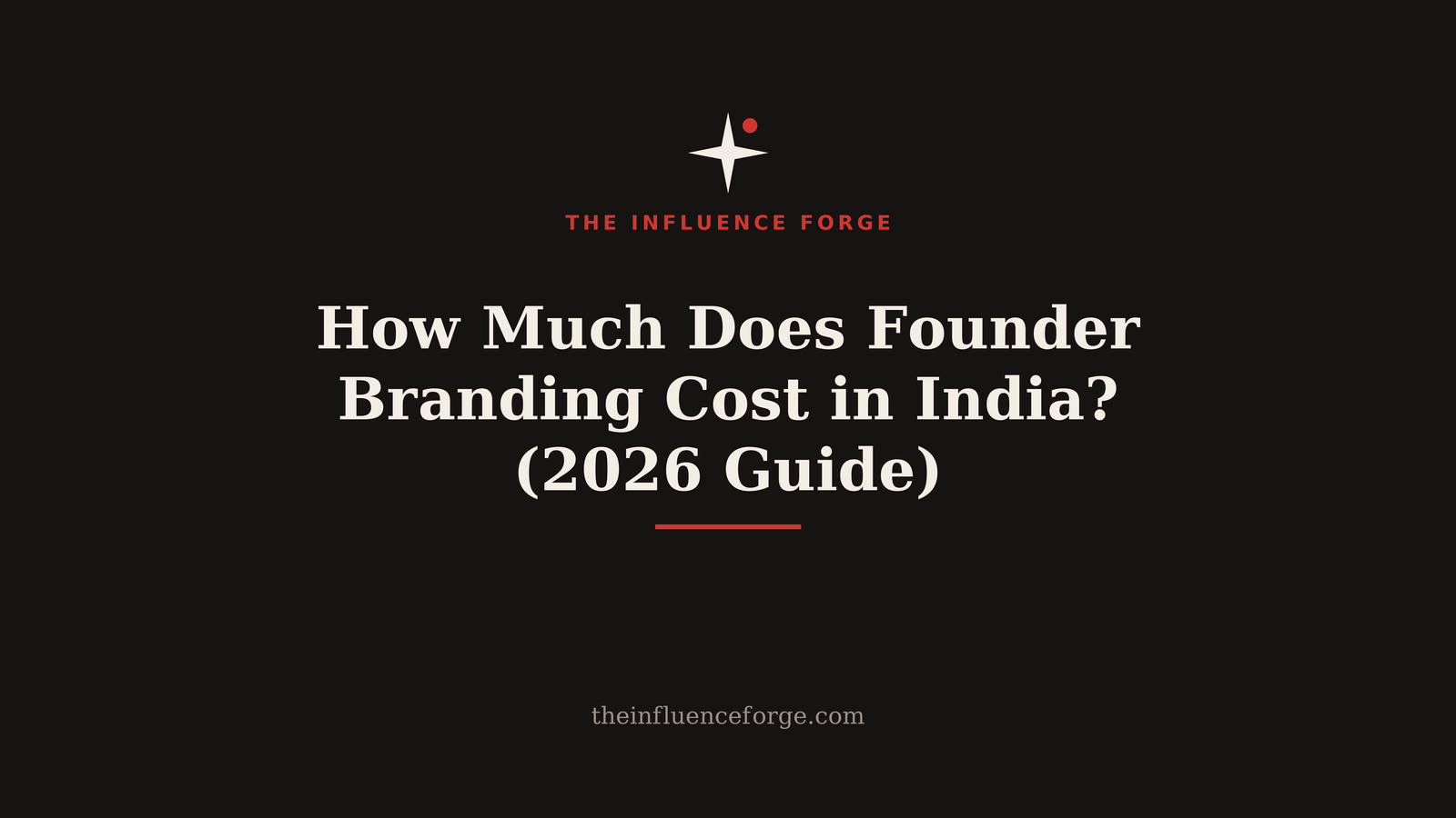 How Much Does Founder Branding Cost in India? (2026 Guide)