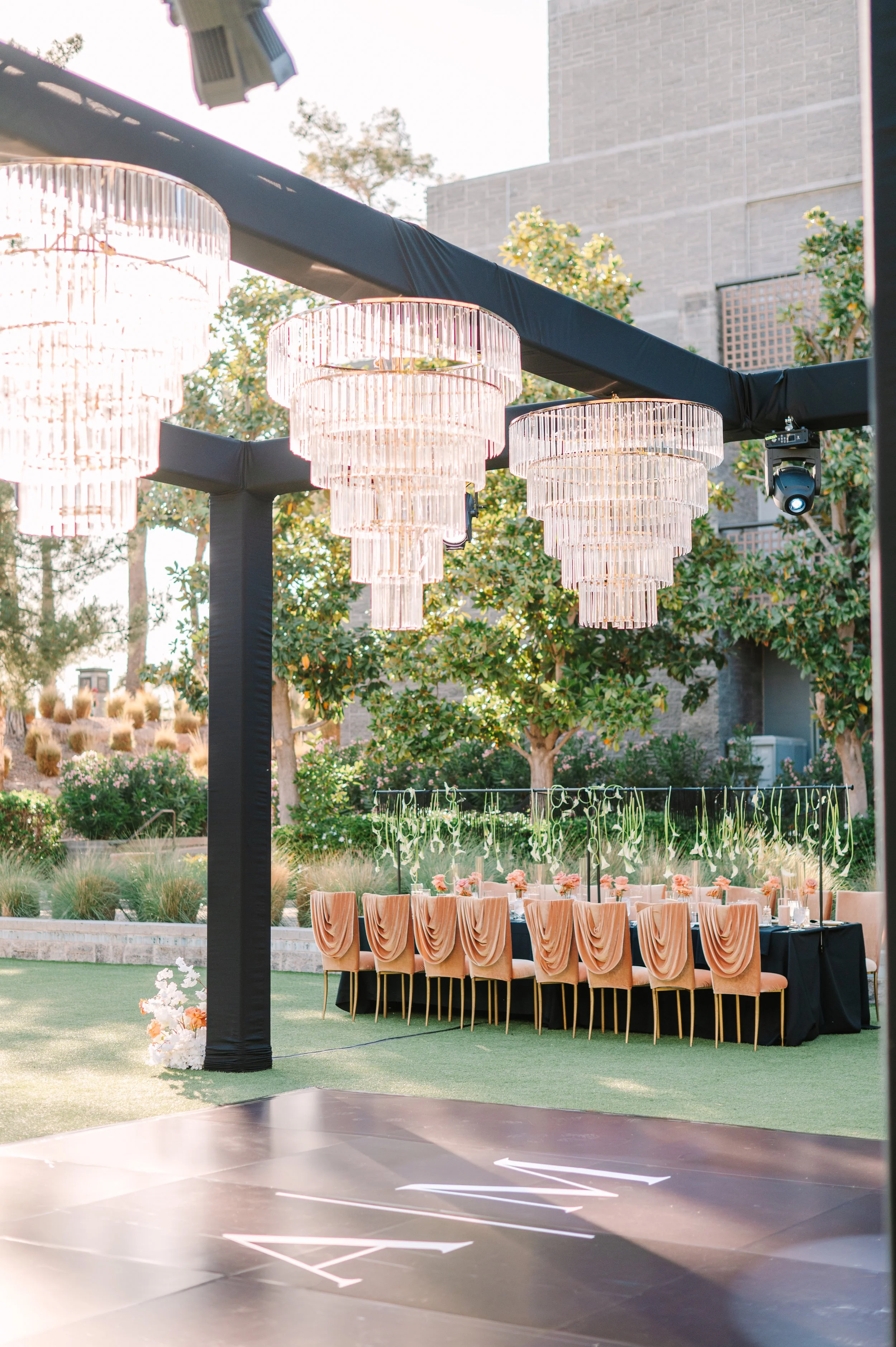 A + M Wedding Signage