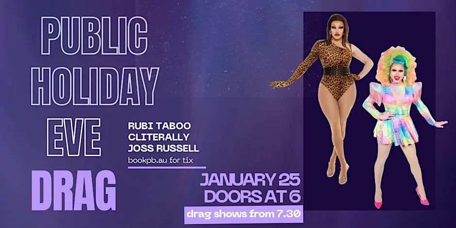 Australia Day Eve Sunday Drag