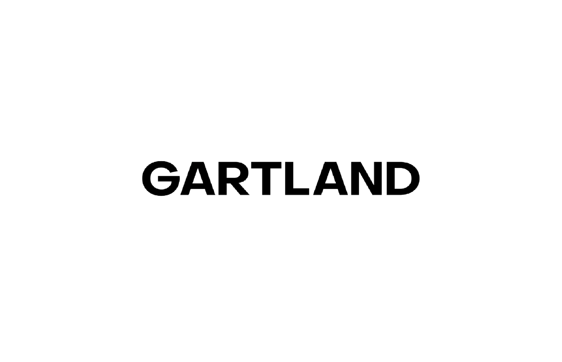 The word 'GARTLAND' in bold black font on a white background.