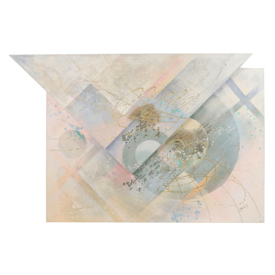 Jeri Ledbetter mixed media painting,