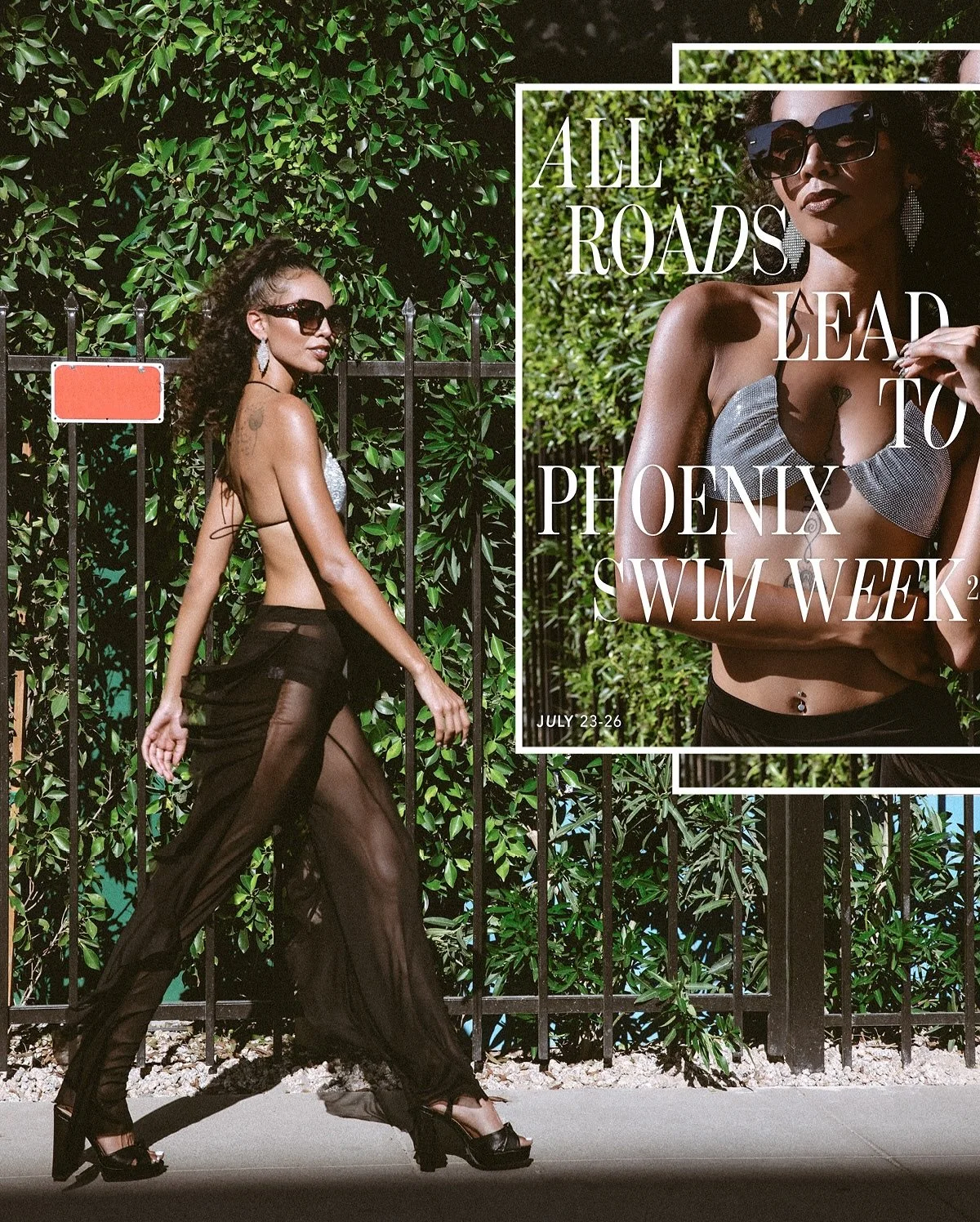Campaign for Phoenix Swim Week 2025
&bull;
Brand: @officialphoenixswimweek 
PHXSW Executive Director and Producer: @triceethomas 
Campaign Creative Director: @jeffottocreative &amp;  @galaxy.color 
Media Strategy: @jeffottocreative @galaxy.color 
Cam