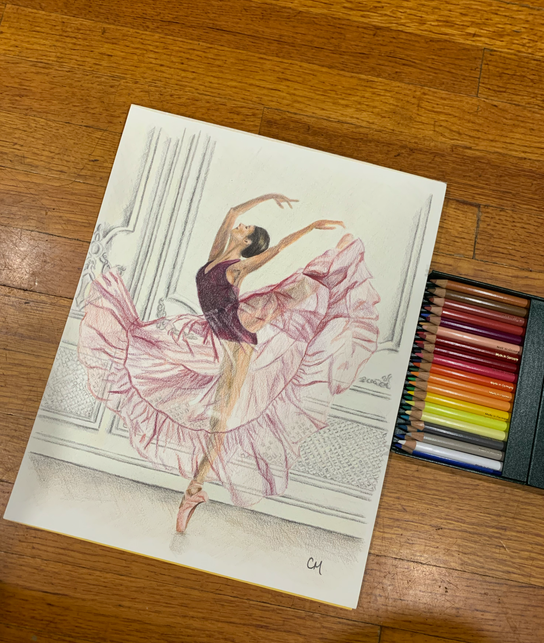 Colored Pencils on Legion Stonehenge paper, 11x14 inches, 2024