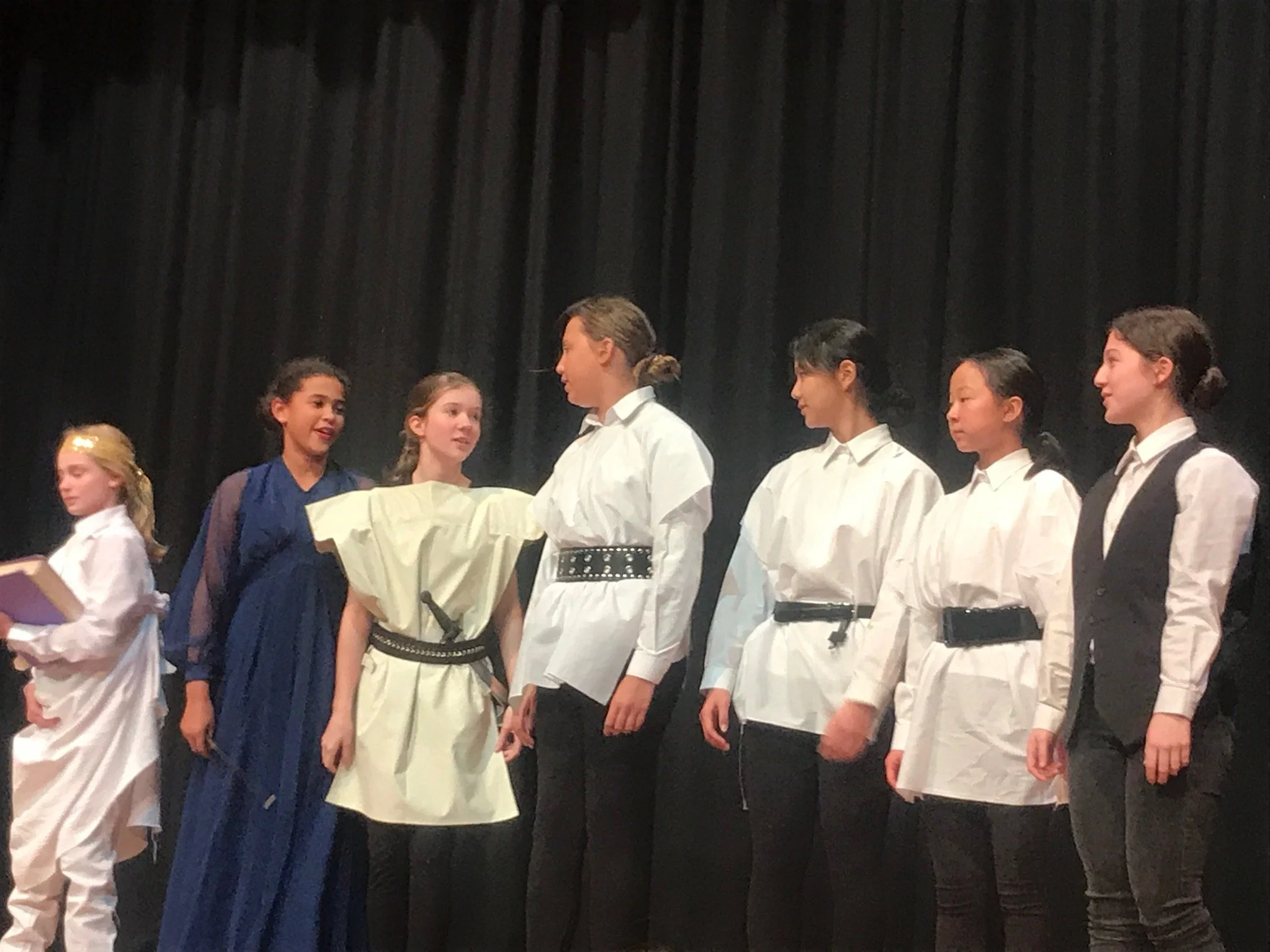 Short greek comedy presented by Year 7 students, Mentone Girls Grammar School.