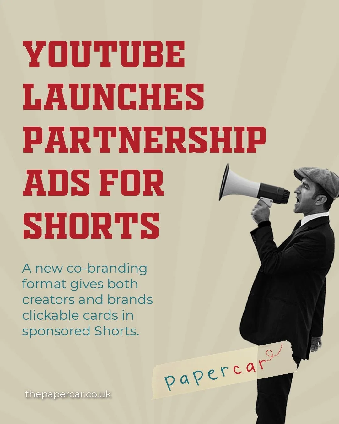 Updates You Should Know ➜
YouTube just launched Partnership Ads for Shorts &mdash; a new co-branding format that lets creators and brands share clickable cards in sponsored videos. A big step toward making Shorts a stronger ad platform for collaborat