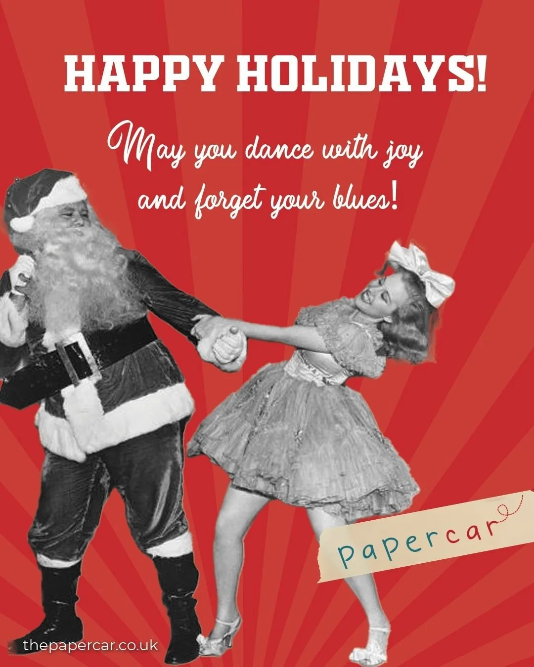 Holiday joy, Papercar style 🎄✨
Here&rsquo;s to dancing through the season and leaving the blues behind.