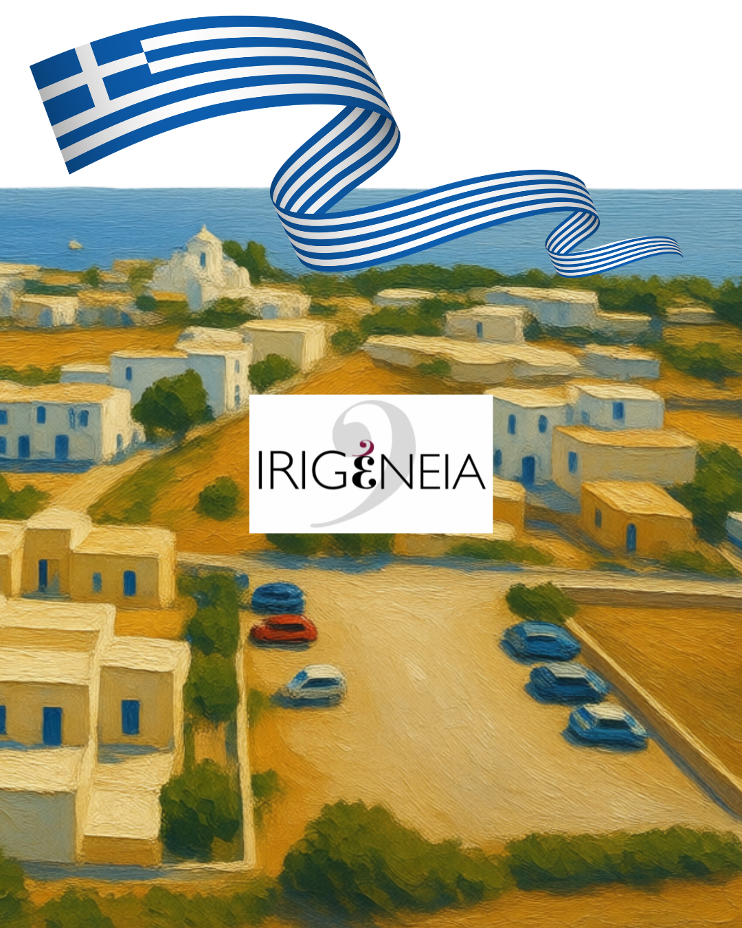 Irigeneia hotel location Perissa Santorini 