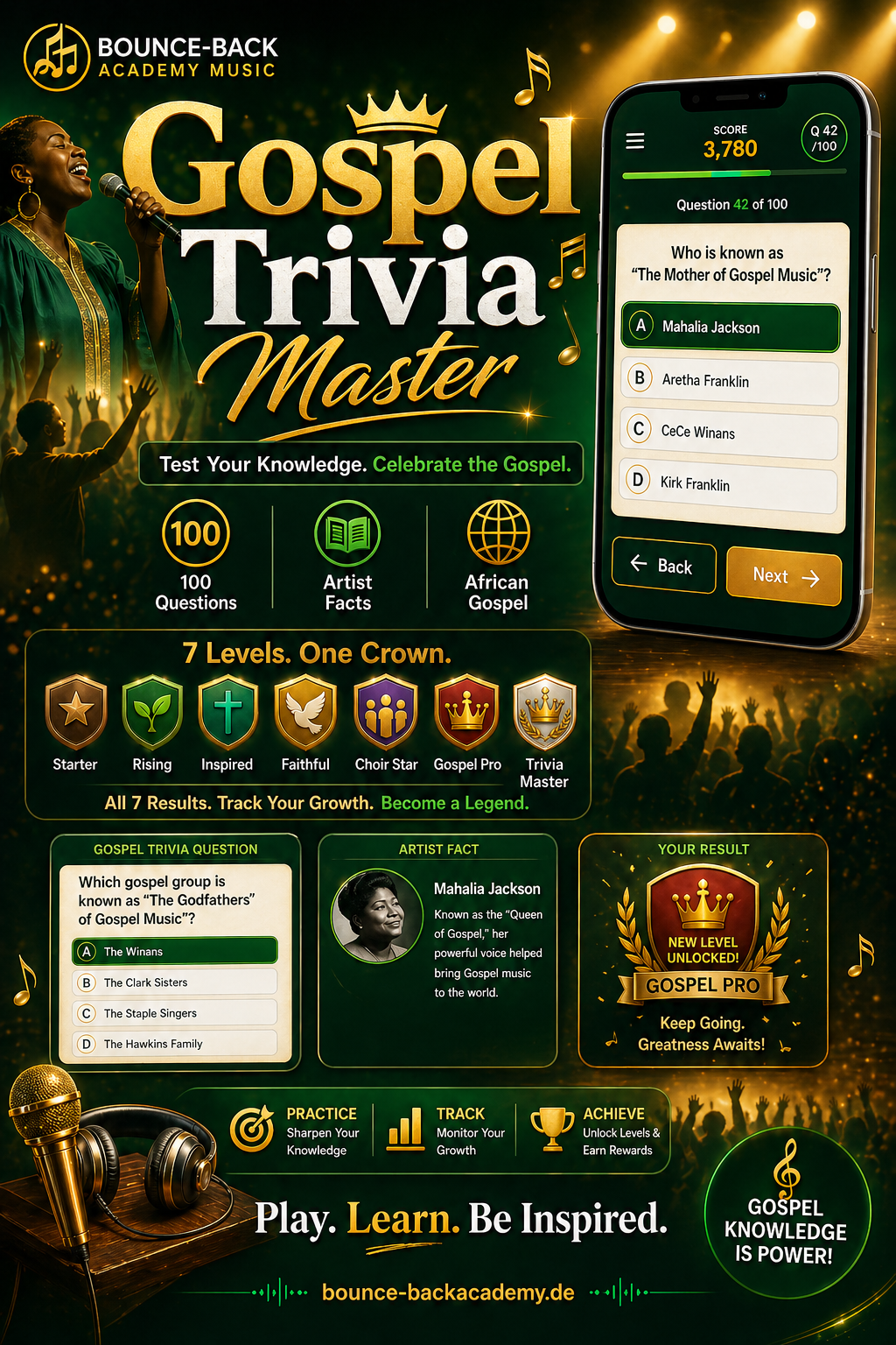 Gospel Trivia Master: Test Your Gospel Music Knowledge the Fun Way