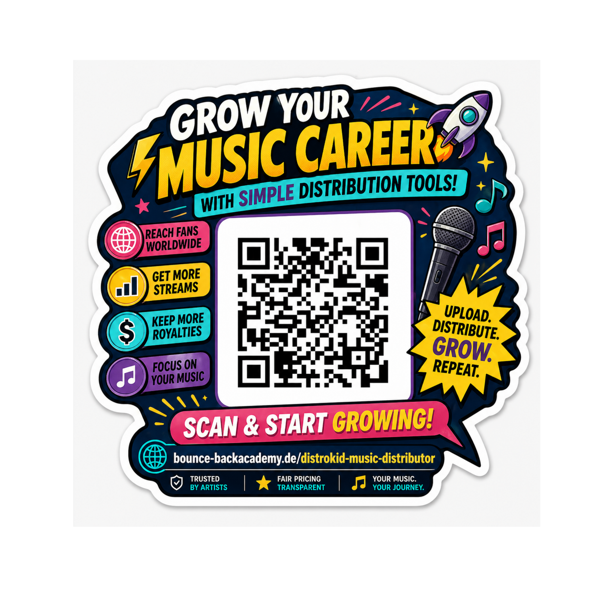 Worldwide music distribution platform