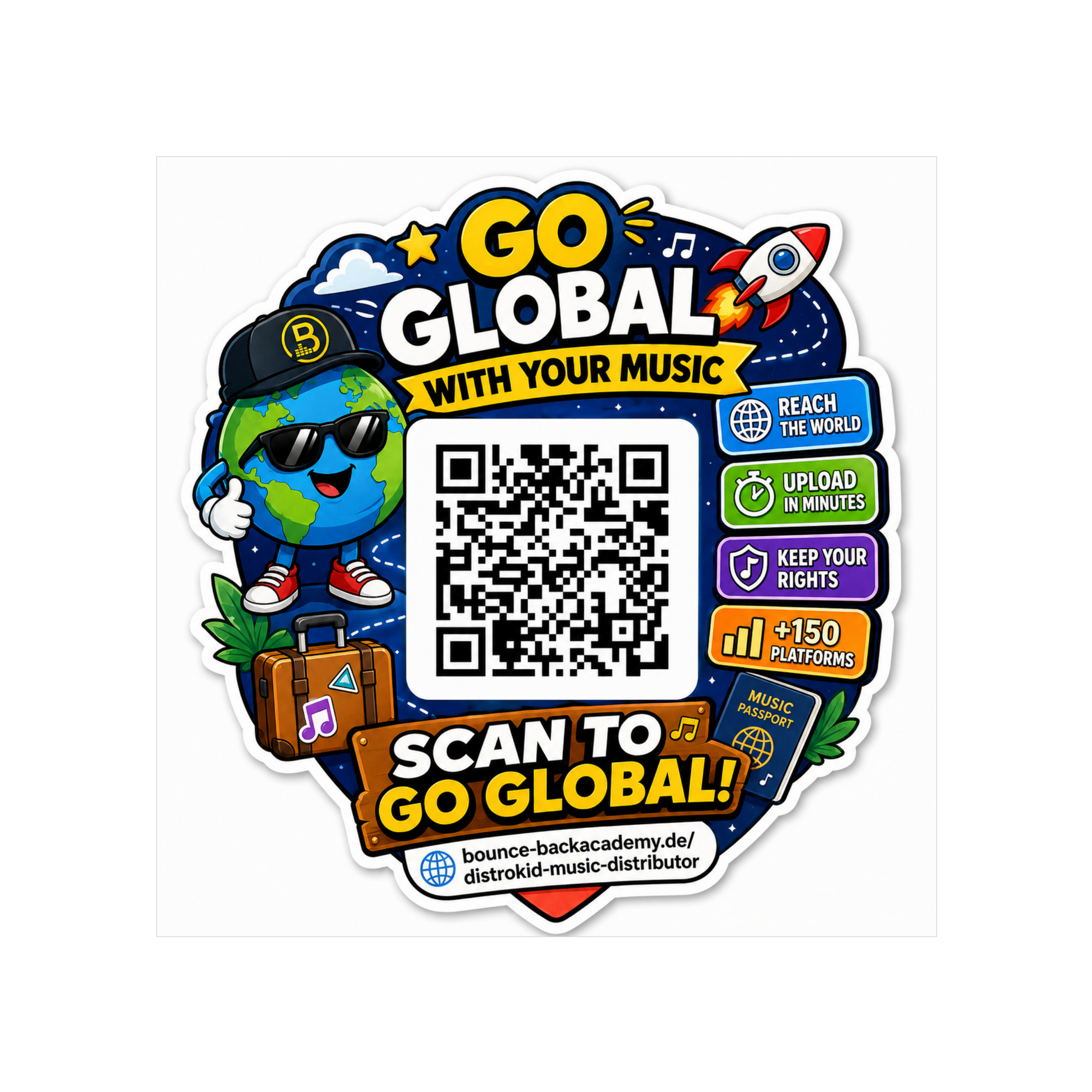 Worldwide music distribution platform