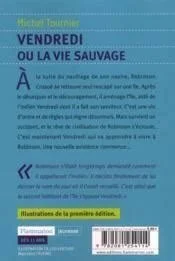 Vendredi ou la vie sauvage - M. Tournier verso.jfif
