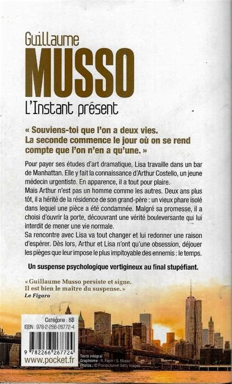 L'instant présent - Guillaume Musso Verso.jfif