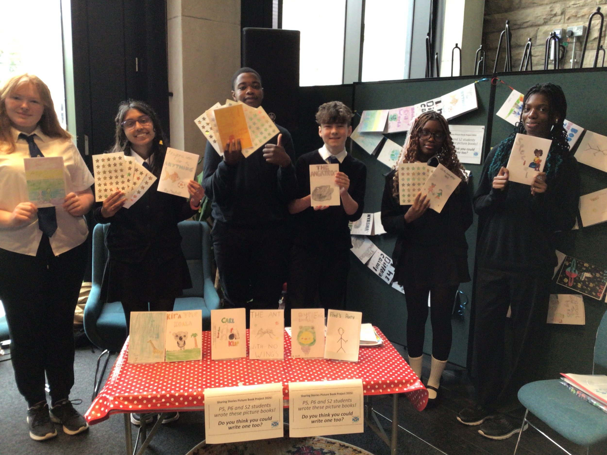 Six wonderful St Augustine's students visited the Edinburgh International Book Festival as authors this year! After writing anti-prejudice kids' picture books in S2, they were invited to the Festival to share their work with hundreds of primary schoo