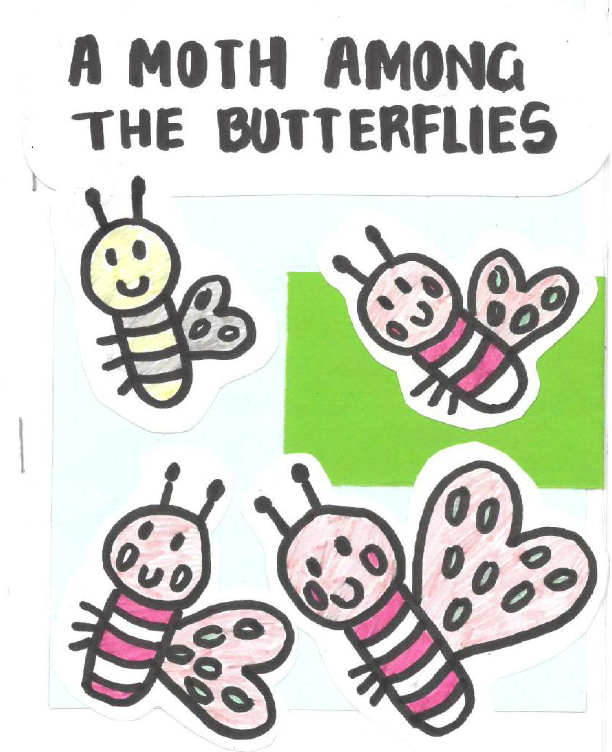 A moth amongst the butterflies