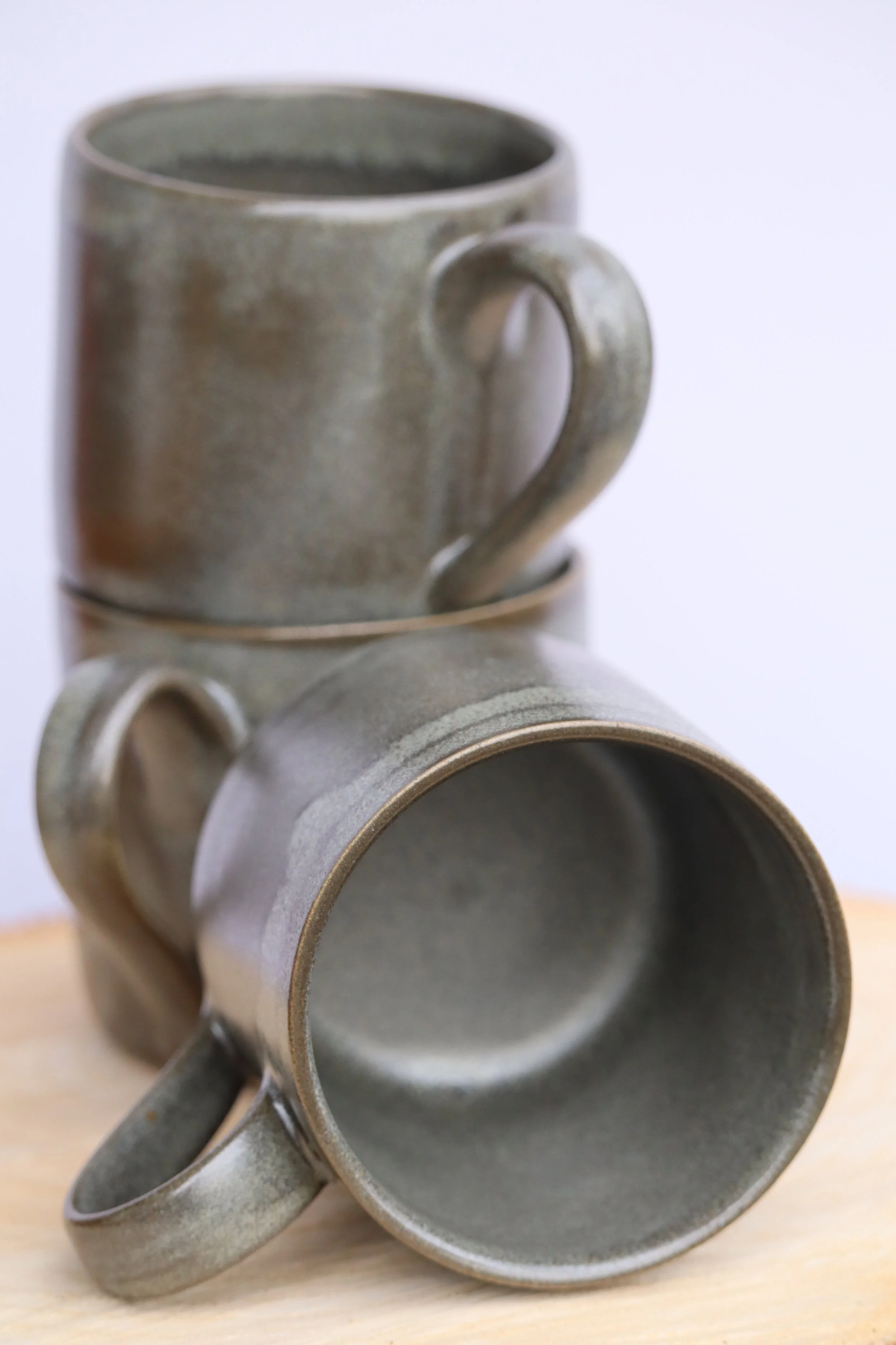 Kaffetasse Steingrau