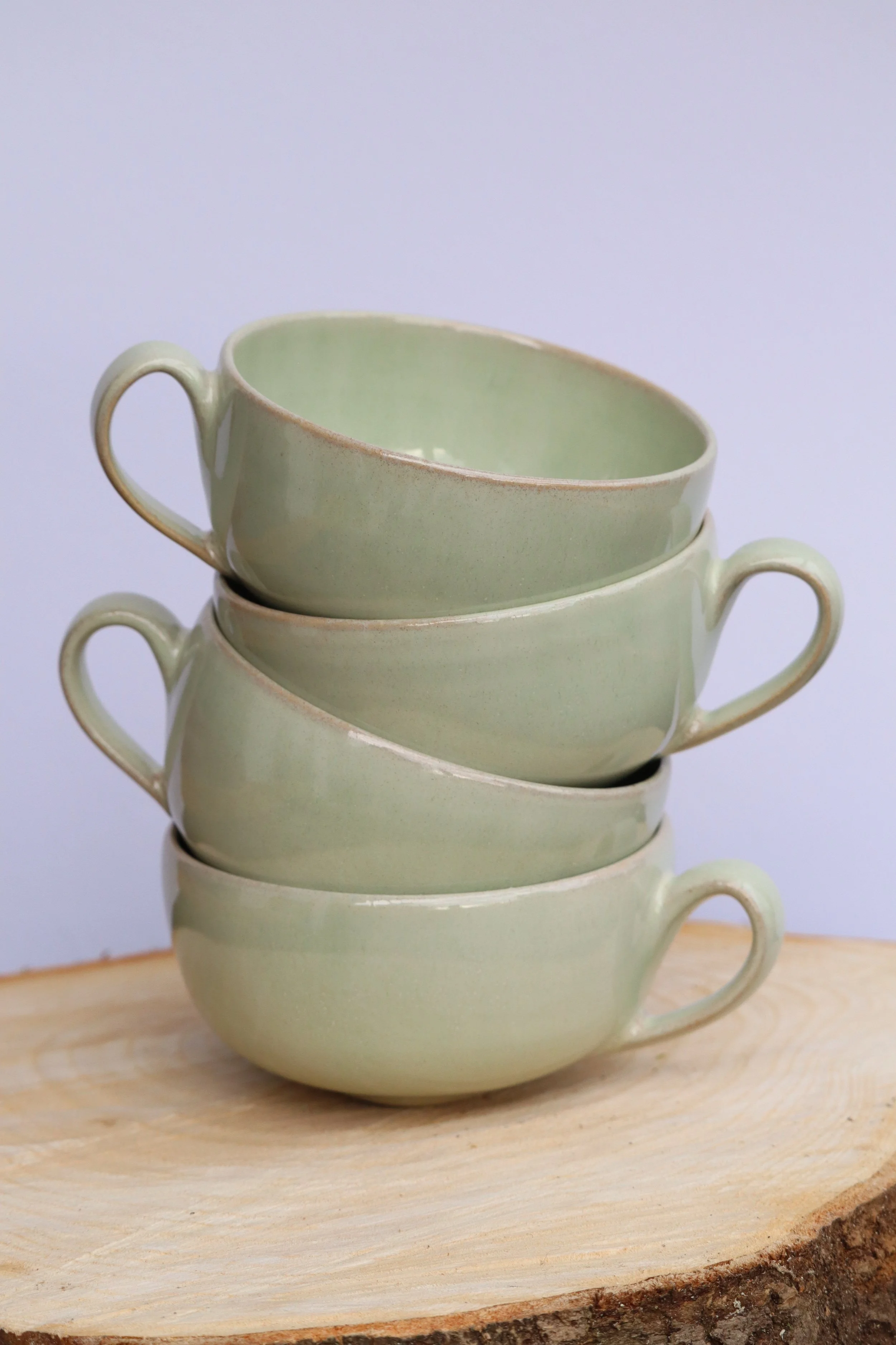 Cappuccino Tasse Mintgrün