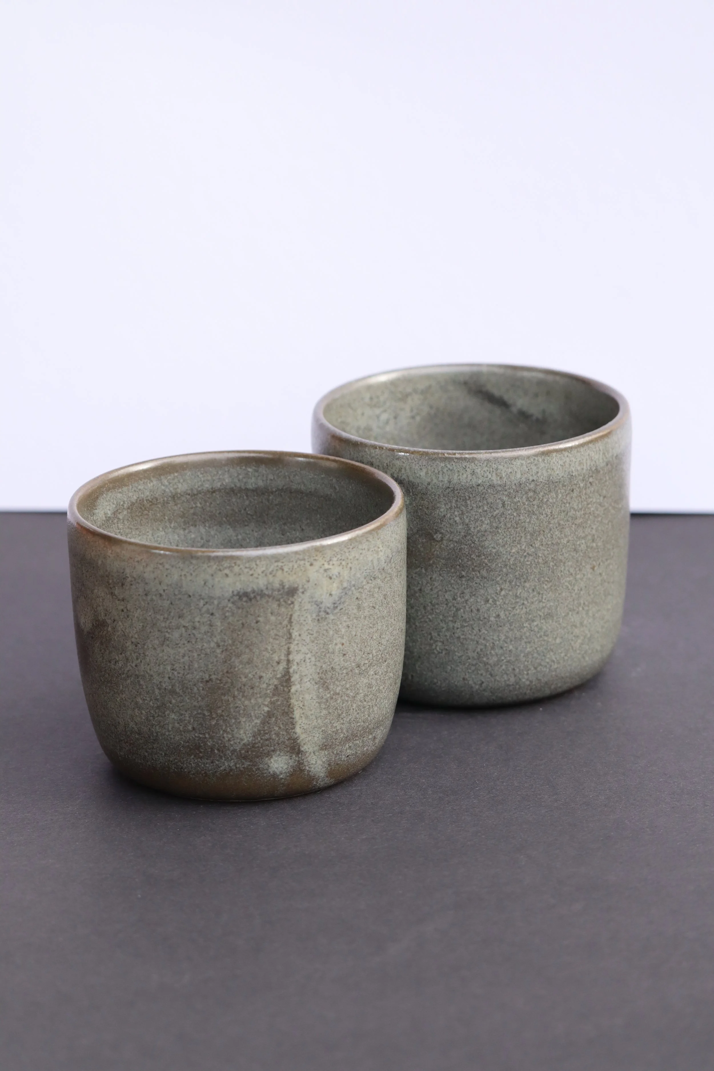 Kaffebecher Steingrau