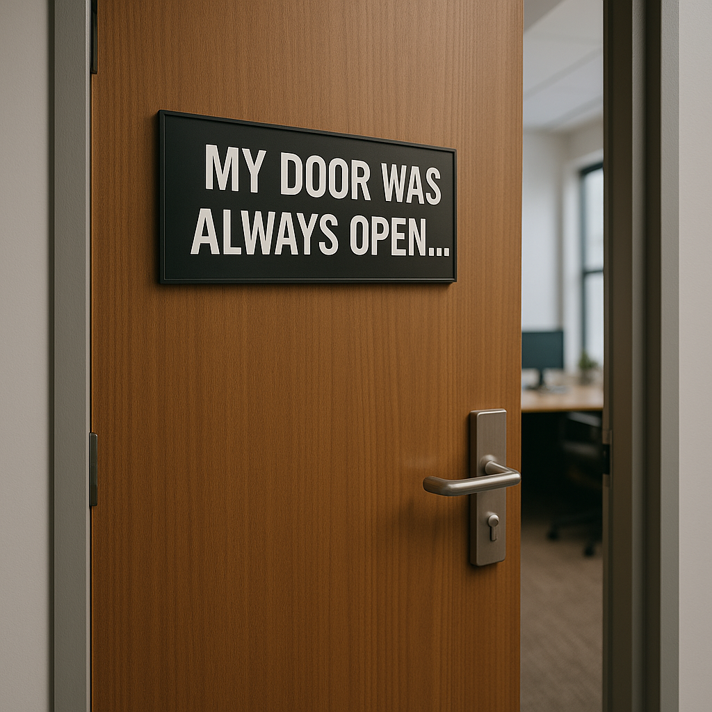 My Door Was Always Open… But Nobody Knocked