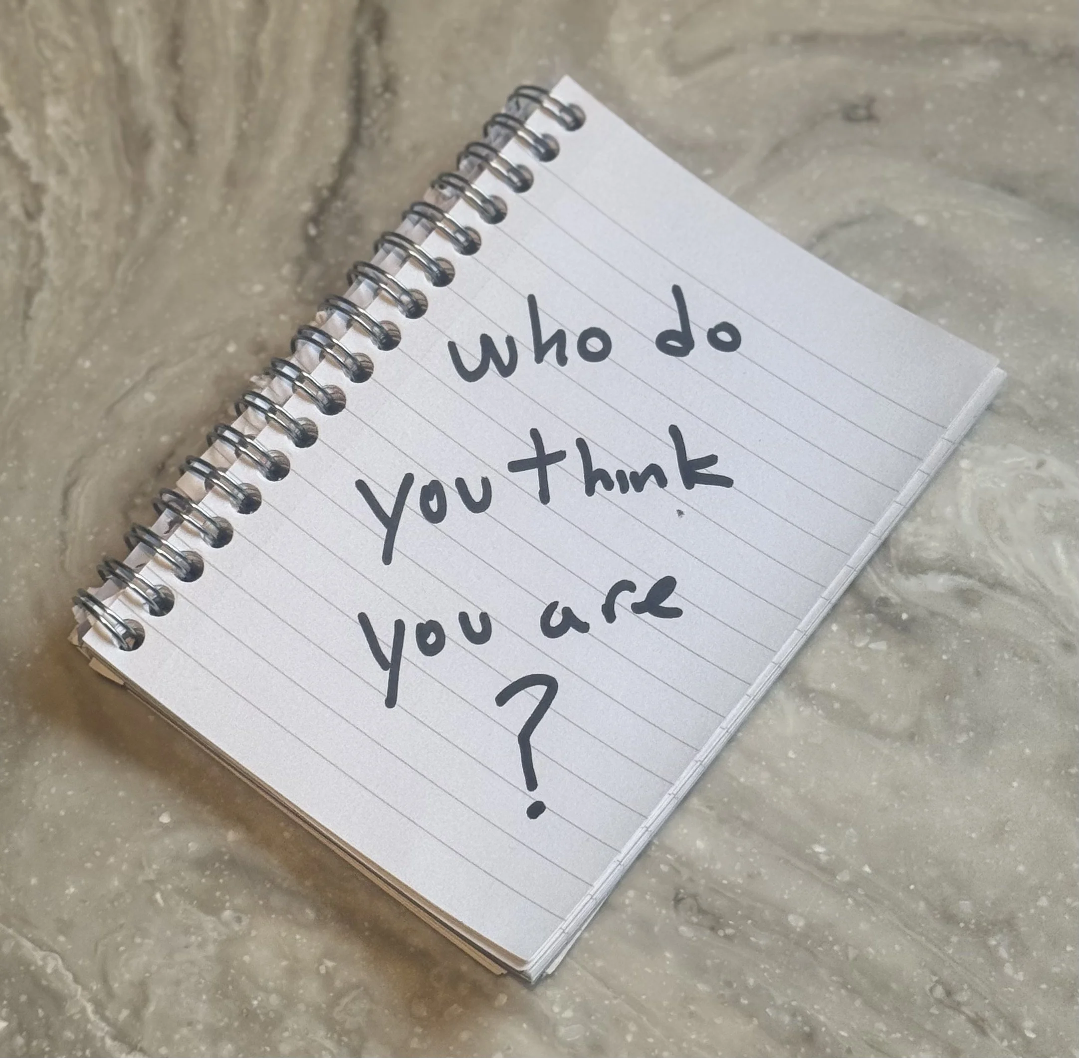 Who do I think I am?