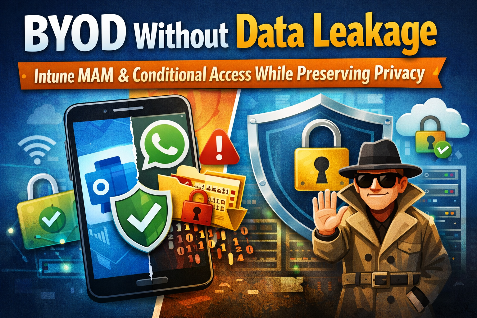 BYOD Without Data Leakage: Protecting Corporate Data with Intune MAM &amp; Conditional Access While Preserving Privacy