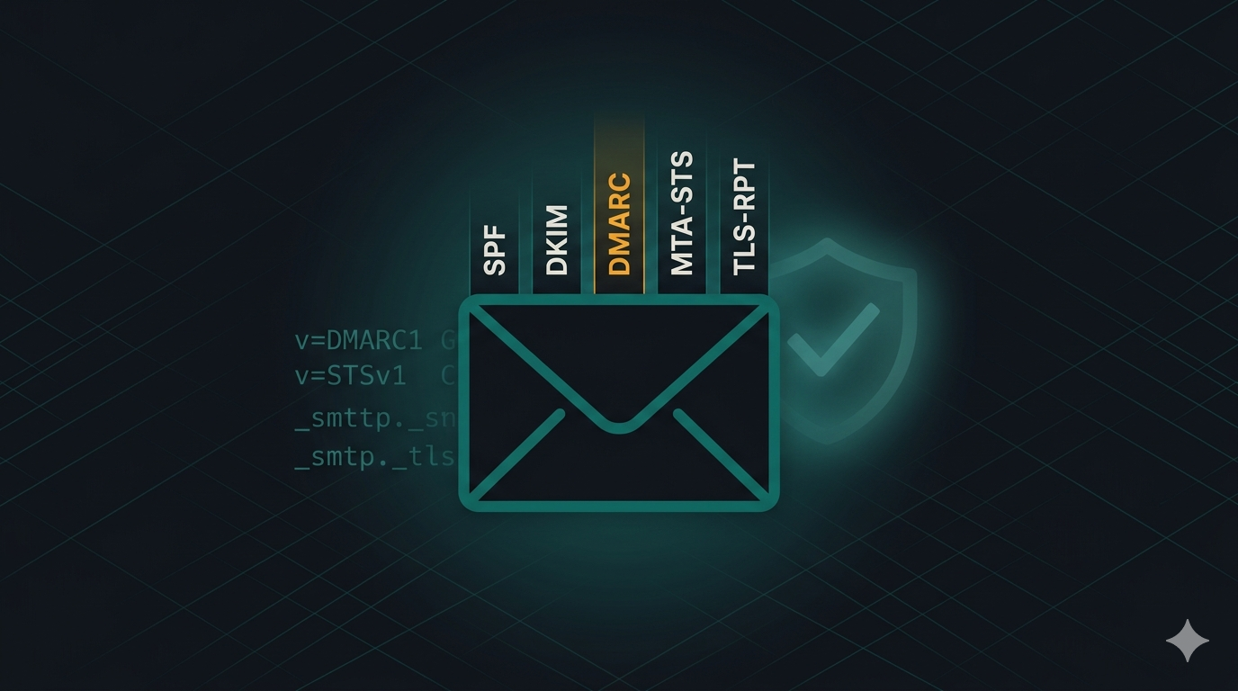 Email authentication in Exchange Online in 2026: SPF, DKIM, DMARC, MTA-STS and TLS-RPT done right