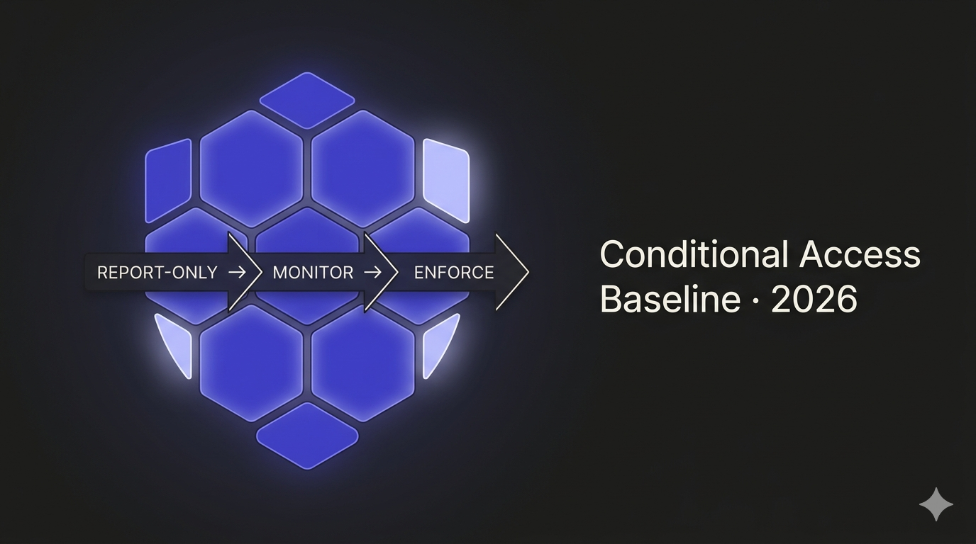 Conditional Access baseline for small and mid-sized Microsoft 365 tenants in 2026