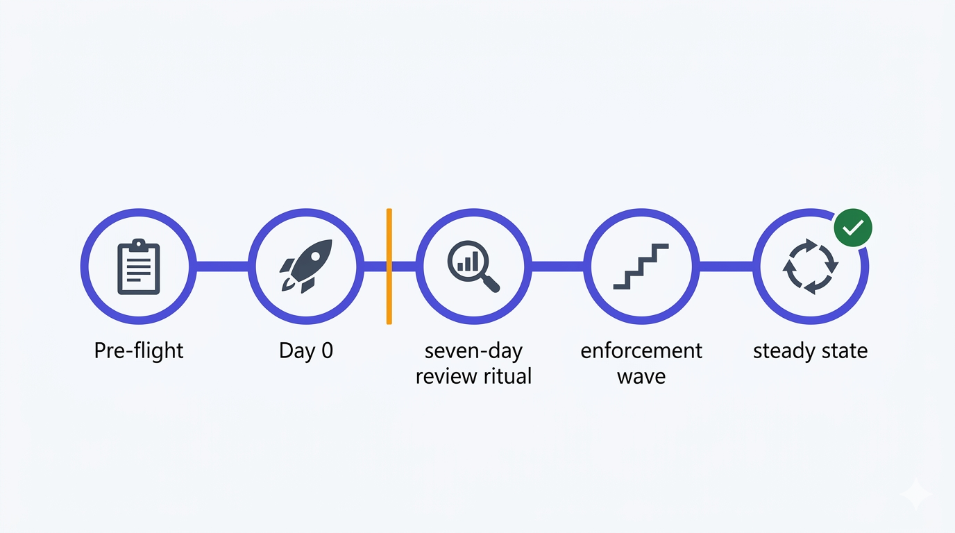 Report-only rollout &amp; troubleshooting - the disciplined path from Report-only to Enabled