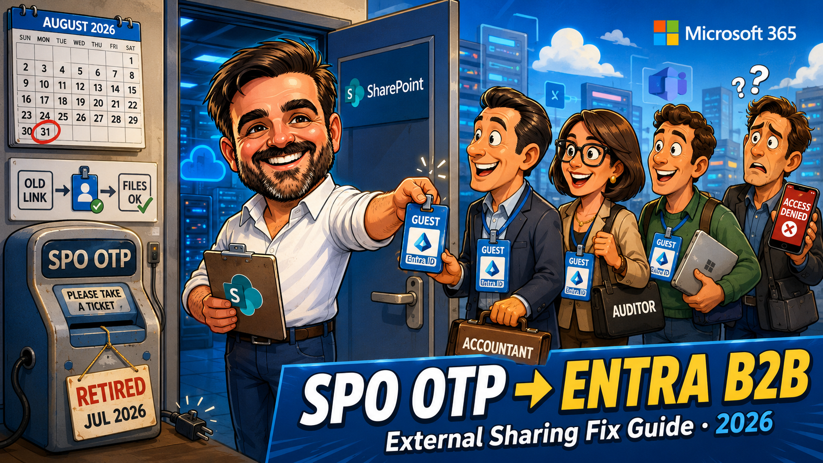 SharePoint OTP Retirement: Why External Users See Access Denied and How to Fix It (2026)