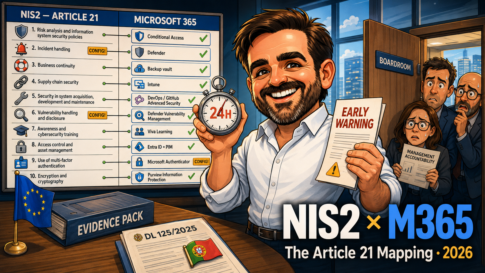 NIS2 Compliance with Microsoft 365: Mapping Article 21 to the Tools You Already Own