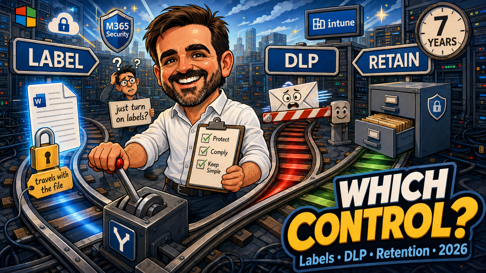 Sensitivity Labels vs DLP vs Retention: Which One?