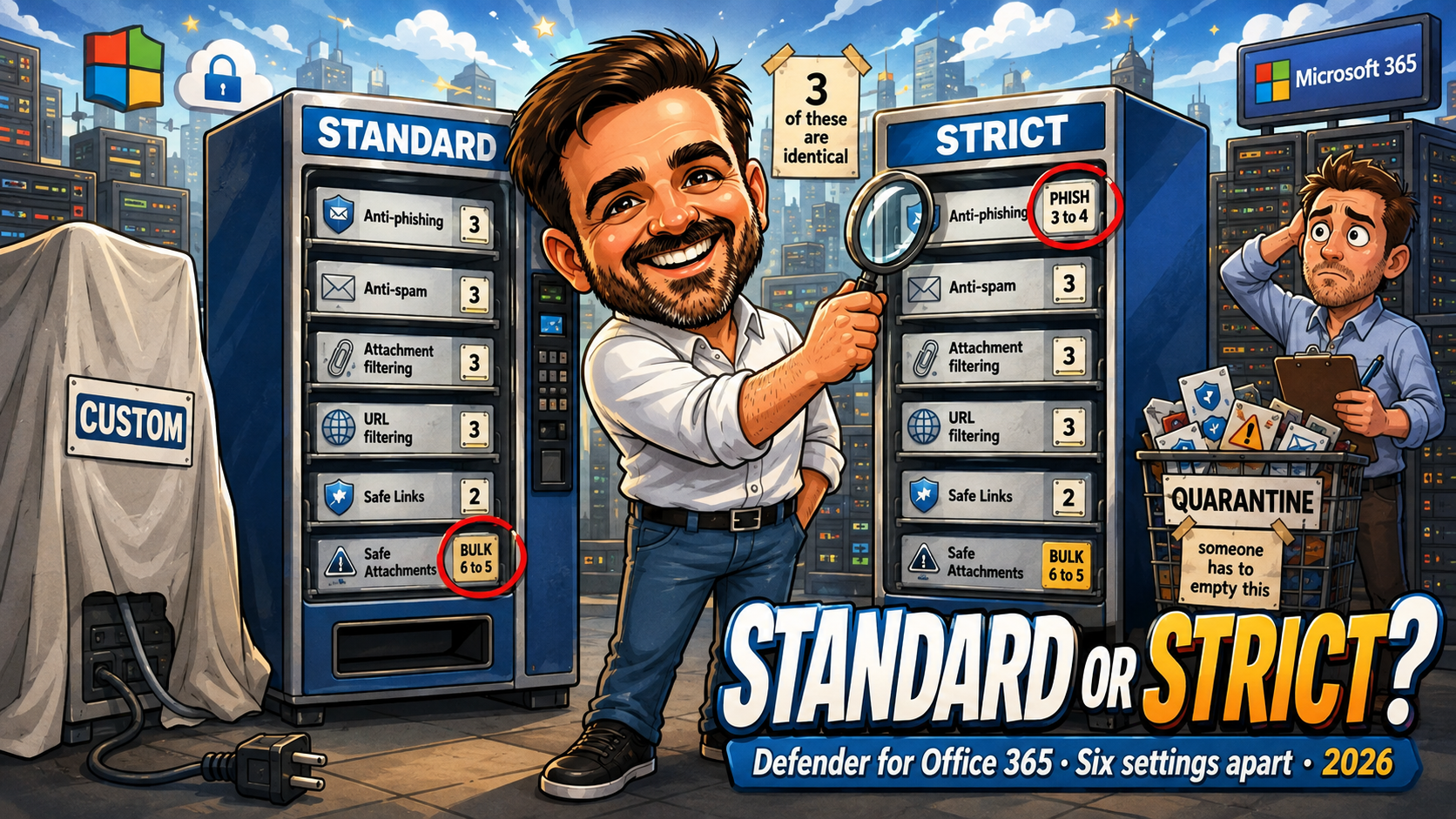 Standard, Strict or Custom: Choosing Defender for Office 365 Protection